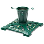 Soporte sueco para árbol de Navidad de hierro fundido verde