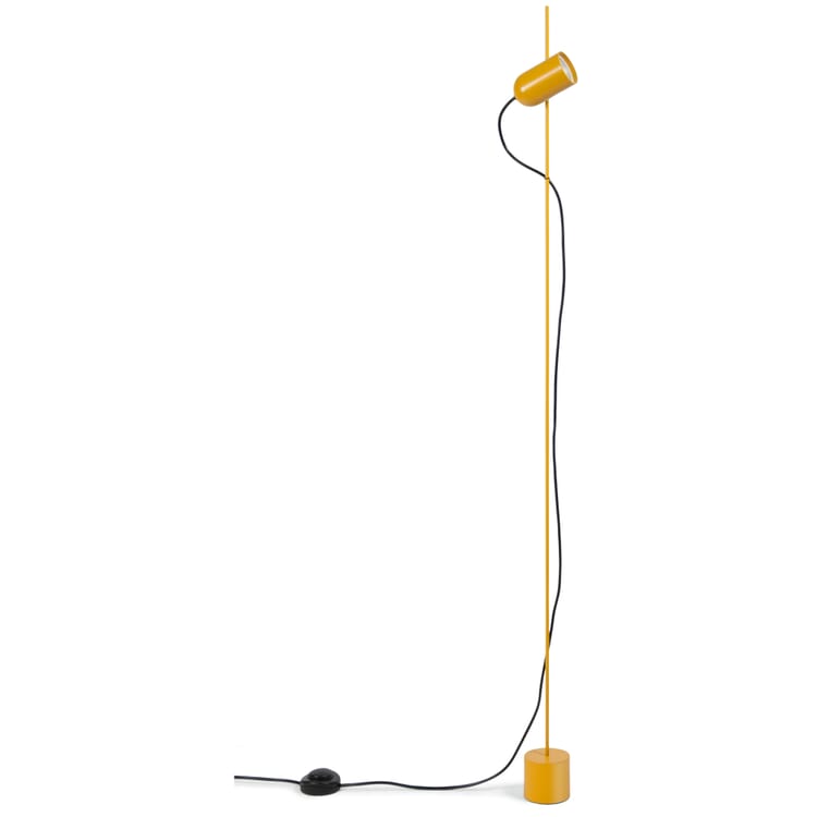 Lampada da terra Fa, RAL 1003 Giallo segnale