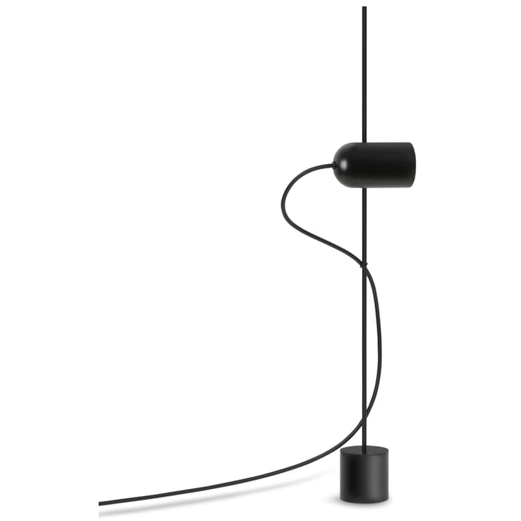 Fa Mini bordlampe, RAL 9011 Grafit sort