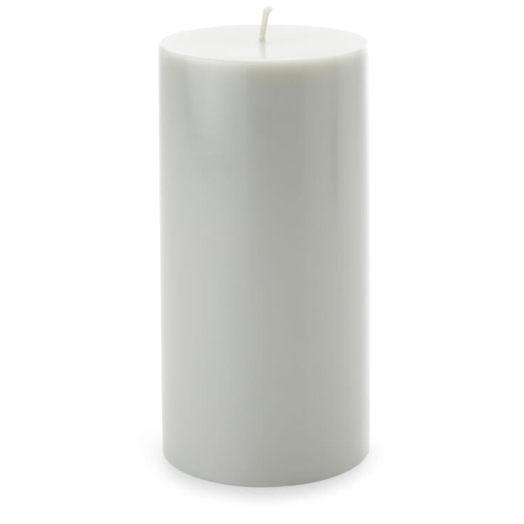Candele a colonna, Grigio chiaro