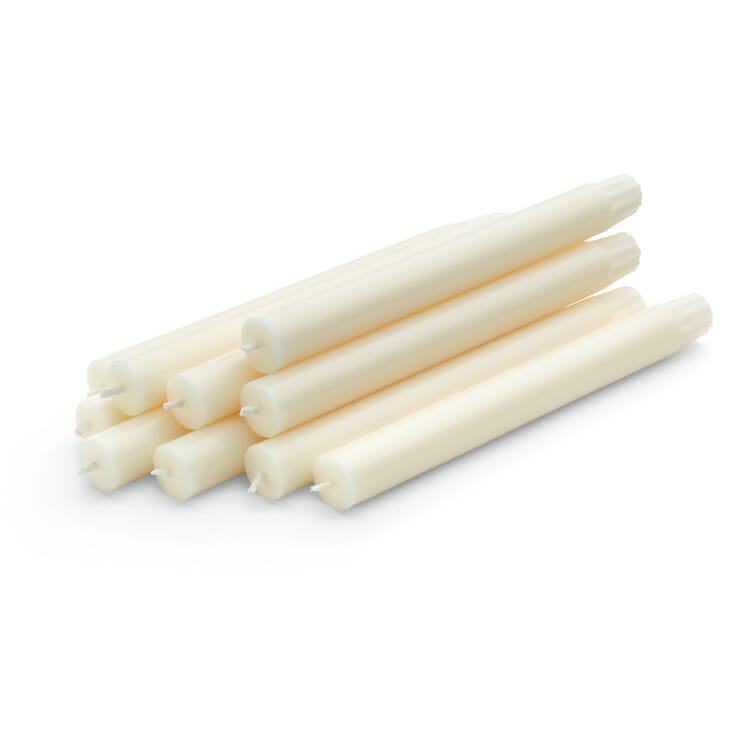 Bougies de table, Crème