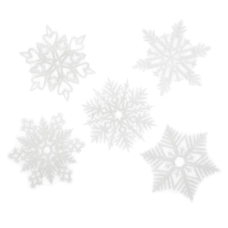 Snowflake Window Decoration, Set of 5