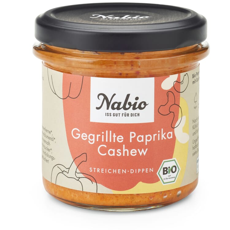 Biologisch broodbeleg Gegrilde Paprika Cashew
