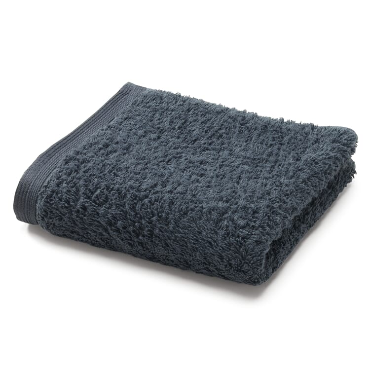 Serviette en coton éponge, Anthracite