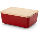 Bread box Rehau Edition RAL 3013 Tomato red