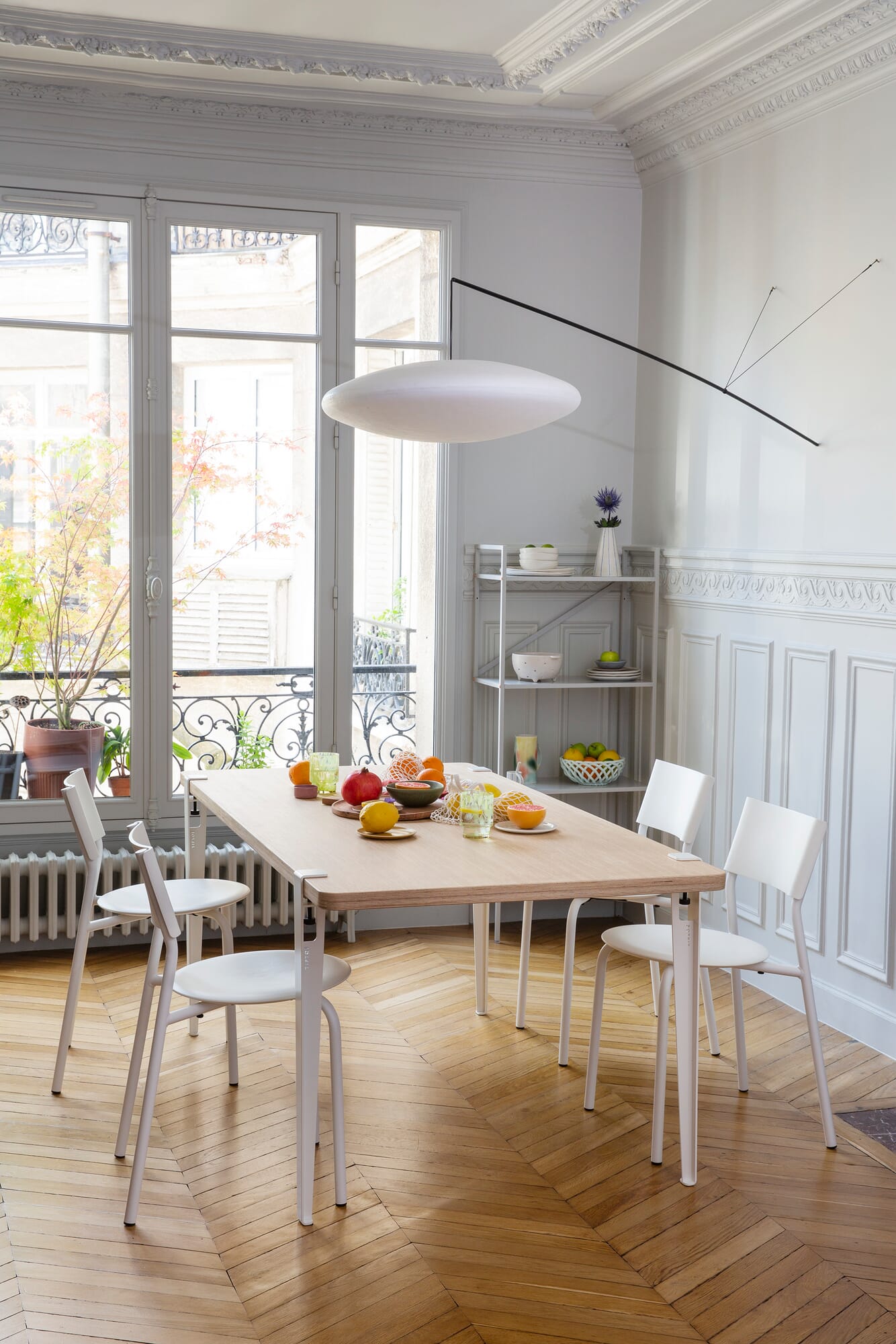 TT table leg, Pure white RAL 9010 | Manufactum