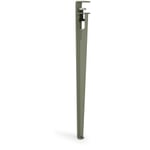 Table Leg TT" Cement Gray RAL 7033"