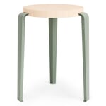 Tabouret Lou Gris ciment RAL 7033