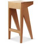 Tabouret de bar Schulz Chêne, ciré