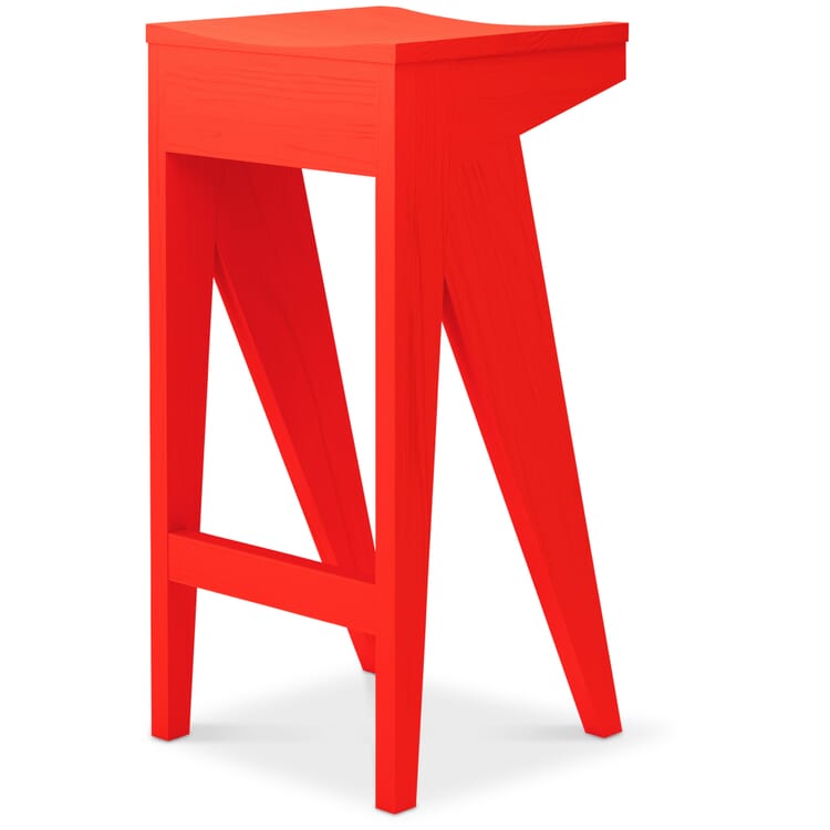 Bar stool Schulz, Ash, lacquered