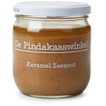 Pindakaas met karamel en zeezout