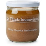 Jordnøddesmør med hvid chokolade