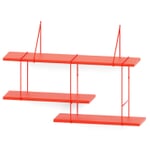 Scaffale termoretraibile RAL 2002 Arancio sangue