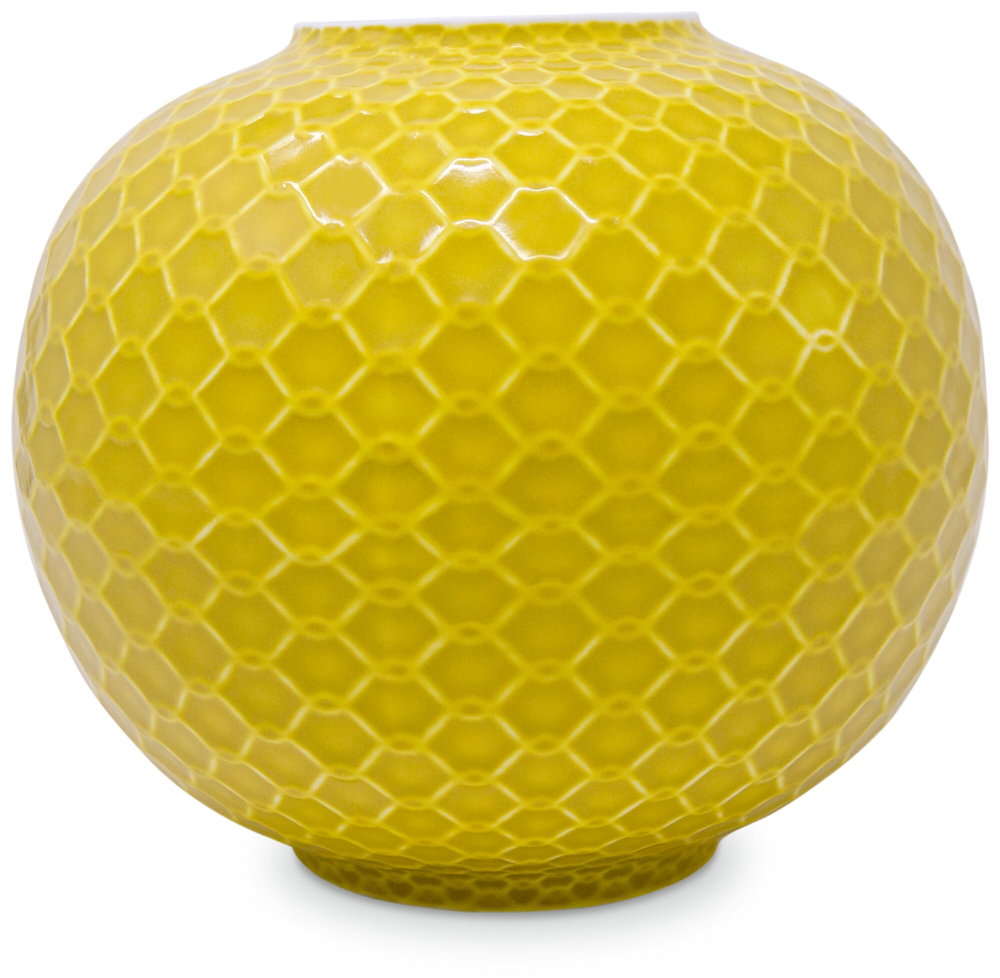 Vase Rede, Senfgelb