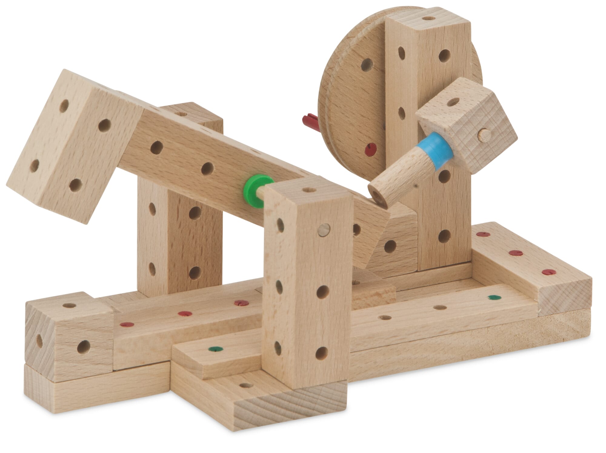 Jeu de construction en bois de hetre Manufactum